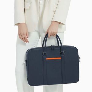 NWT Leather Briefcase Unisex by Maverick & Co